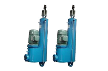 Integral right angle electro-hydraulic push rod (suspension type)